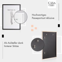 Bristol Bilderrahmen Glasscheibe A2 Mit Passepartout A3 Echtholz -Klarstein Verkaufs 10039483 de 0004 usp