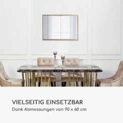 Croxley Wandspiegel Metallrahmen Rechteckig 90 X 60 Cm -Klarstein Verkaufs 10039497 de 0003 logo