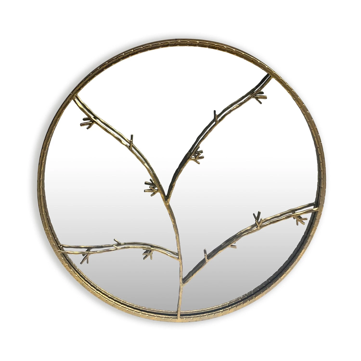 Berkeley Wandspiegel Metallrahmen rund Ø 80 cm Zweig-Design Berkeley Wandspiegel Metallrahmen Rund Ø 80 Cm Zweig-Design -Klarstein Verkaufs 10039502 yy 0001 titel