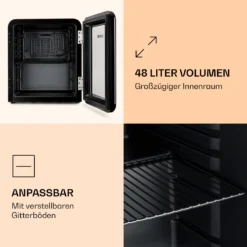 PopLife Getränkekühler Kühlschrank 0-10°C Retro-Design -Klarstein Verkaufs 10039695 de 0003 logo