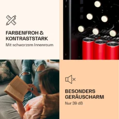 PopLife Getränkekühler Kühlschrank 0-10°C Retro-Design -Klarstein Verkaufs 10039695 de 0006 logo