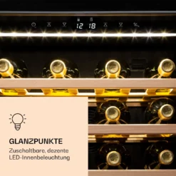 Klarstein Vinamour 77 Duo Weinkühlschrank 191 Liter 5 - 20 °C 2 Kühlzonen 5 Klarstein Vinamour 77 Duo Weinkühlschrank 191 Liter 5 - 20 °C 2 Kühlzonen -Klarstein Verkaufs 10039771 de 0006 logo