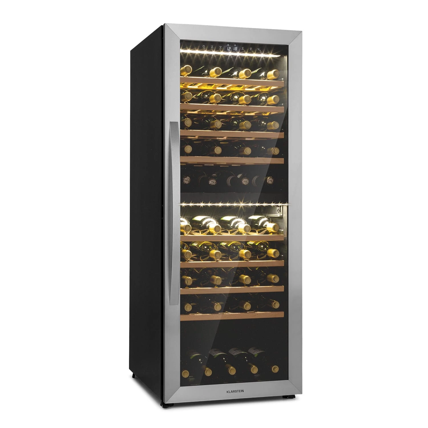 Klarstein Vinamour 77 Duo Weinkühlschrank 191 Liter 5 - 20 °C 2 Kühlzonen Klarstein Vinamour 77 Duo Weinkühlschrank 191 Liter 5 - 20 °C 2 Kühlzonen -Klarstein Verkaufs 10039771 yy 0001 titel
