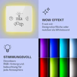 Mojave 500 Smart 2-in-1 Heizgerät Infrarot Konvektor 60x60cm 500W RGB-Licht 2 Mojave 500 Smart 2-in-1 Heizgerät Infrarot Konvektor 60x60cm 500W RGB-Licht -Klarstein Verkaufs 10039811 de 0003 logo