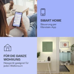 Mojave 500 Smart 2-in-1 Heizgerät Infrarot Konvektor 60x60cm 500W RGB-Licht 1 Mojave 500 Smart 2-in-1 Heizgerät Infrarot Konvektor 60x60cm 500W RGB-Licht -Klarstein Verkaufs 10039812 de 0002 logo