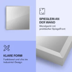 La Palma 500 Smart 2-in-1 Heizgerät Infrarot Konvektor 60x60cm 500W Spiegelfront 2 La Palma 500 Smart 2-in-1 Heizgerät Infrarot Konvektor 60x60cm 500W Spiegelfront -Klarstein Verkaufs 10039829 de 0003 logo