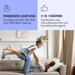 La Palma 500 Smart 2-in-1 Heizgerät Infrarot Konvektor 60x60cm 500W Spiegelfront 3 La Palma 500 Smart 2-in-1 Heizgerät Infrarot Konvektor 60x60cm 500W Spiegelfront -Klarstein Verkaufs 10039830 de 0004 logo