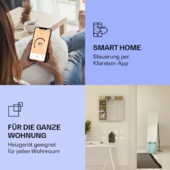 La Palma 900 Smart Infrarotstrahler Konvektor 40x160cm 900W Spiegel Standfuß 2 La Palma 900 Smart Infrarotstrahler Konvektor 40x160cm 900W Spiegel Standfuß -Klarstein Verkaufs 10039841 de 0003 logo