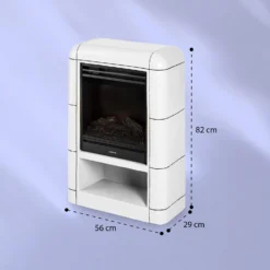 Dukono Elektrokamin 1800 W LED-Flammen Heizlüfter Timer Holzfach -Klarstein Verkaufs 10039851 yy 0007 logo