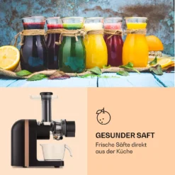 Bella Elegance Saftpresse 200 W 400 Ml BPA-frei 4 Bella Elegance Saftpresse 200 W 400 Ml BPA-frei -Klarstein Verkaufs 10039899 de 0005 logo