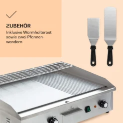 Grillmeile 4400 Elektrogrill Plancha 2x2200W Grillplatte Edelstahl 5 Grillmeile 4400 Elektrogrill Plancha 2x2200W Grillplatte Edelstahl -Klarstein Verkaufs 10039915 de 0006 logo