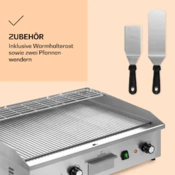 Grillmeile 4400 Elektrogrill Plancha 2x2200W Grillplatte Edelstahl 5 Grillmeile 4400 Elektrogrill Plancha 2x2200W Grillplatte Edelstahl -Klarstein Verkaufs 10039916 de 0006 logo