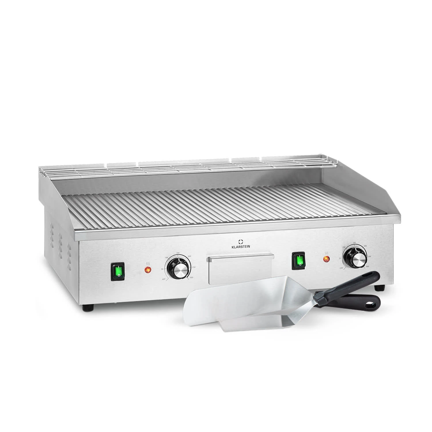 Grillmeile 4400 Elektrogrill Plancha 2x2200W Grillplatte Edelstahl Grillmeile 4400 Elektrogrill Plancha 2x2200W Grillplatte Edelstahl -Klarstein Verkaufs 10039916 yy 0001 titel