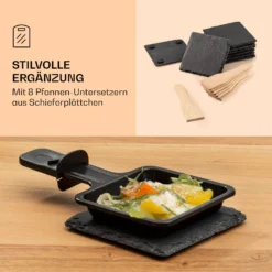 Entrecote 2-in-1 Raclette-Grill & Fondue Naturstein 1100W 8 Personen -Klarstein Verkaufs 10039922 de 0006 logo