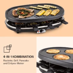 All-U-Can-Grill Raclette Raclette-Grill 4-in-1 Zubehör Für 8 Personen -Klarstein Verkaufs 10039923 de 0003 logo
