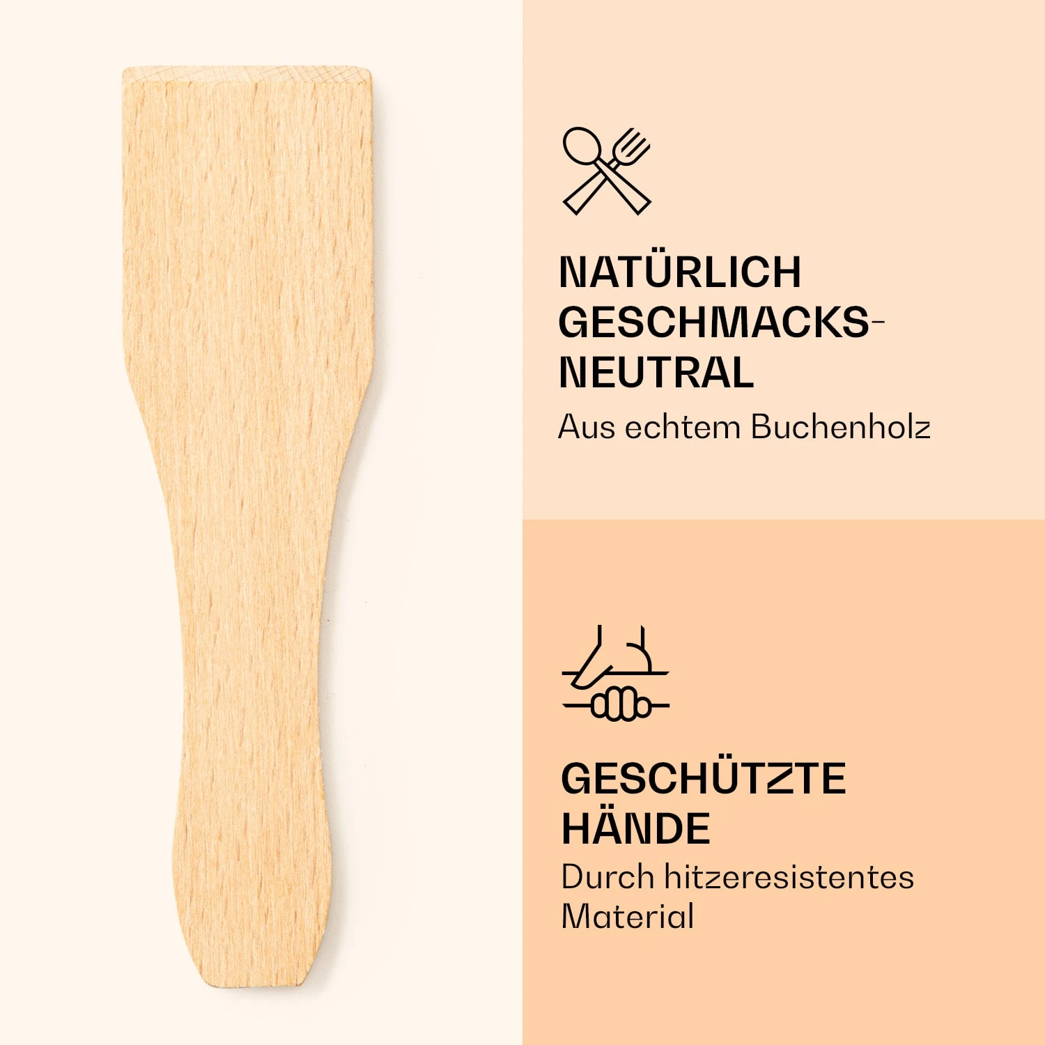 Raclette Spatulas Holzspatel Pfannenwender Zubehör 8 Stück für Raclette-Pfännchen Raclette Spatulas Holzspatel Pfannenwender Zubehör 8 Stück Für Raclette-Pfännchen -Klarstein Verkaufs 10039924 de 0003 logo