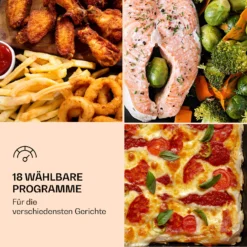 Vigor Air Heißluftfritteuse 1800 W 30 Liter 18 Programme 3 Vigor Air Heißluftfritteuse 1800 W 30 Liter 18 Programme -Klarstein Verkaufs 10039941 de 0004 logo