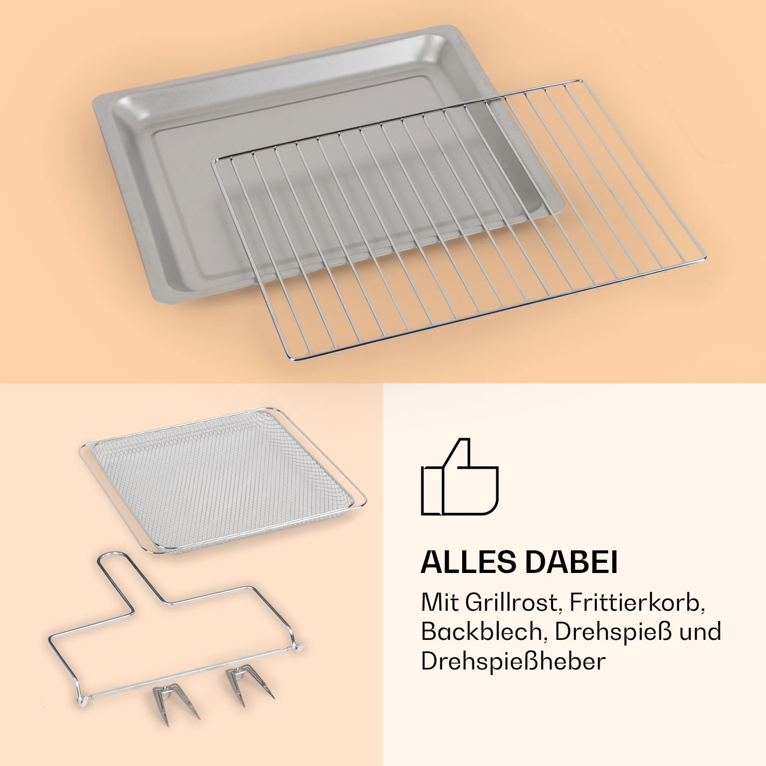 Vigor Air Heißluftfritteuse 1800 W 30 Liter 18 Programme Vigor Air Heißluftfritteuse 1800 W 30 Liter 18 Programme -Klarstein Verkaufs 10039941 de 0007 logo