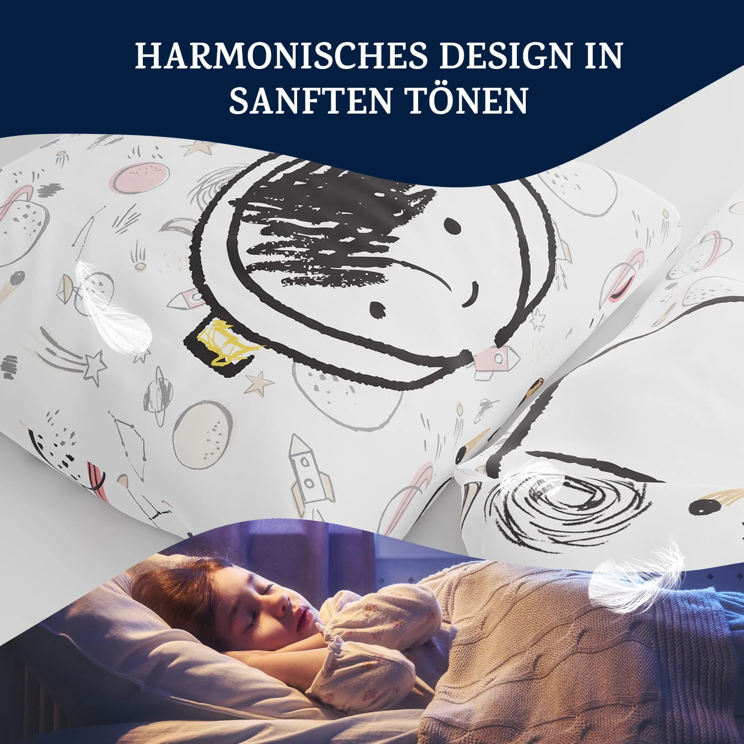 Soft Wonder Kids-Edition Bettwäsche 100 x 135 cm 40 x 60 cm atmungsaktiv Mikrofaser Soft Wonder Kids-Edition Bettwäsche 100 X 135 Cm 40 X 60 Cm Atmungsaktiv Mikrofaser -Klarstein Verkaufs 10039995 de 0004 logo