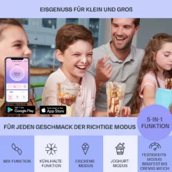 Dolce Bacio Smart Eiscremebereiter Yogurtmaker Kompressor 2 Liter WiFi Touch Edelstahl -Klarstein Verkaufs 10040048 de 0003 logo