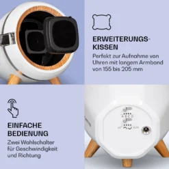 Sindelfingen Uhrenbeweger Rechts-Links-Lauf 1 Uhr Schwarz 3 Sindelfingen Uhrenbeweger Rechts-Links-Lauf 1 Uhr Schwarz -Klarstein Verkaufs 10040050 de 0004 logo