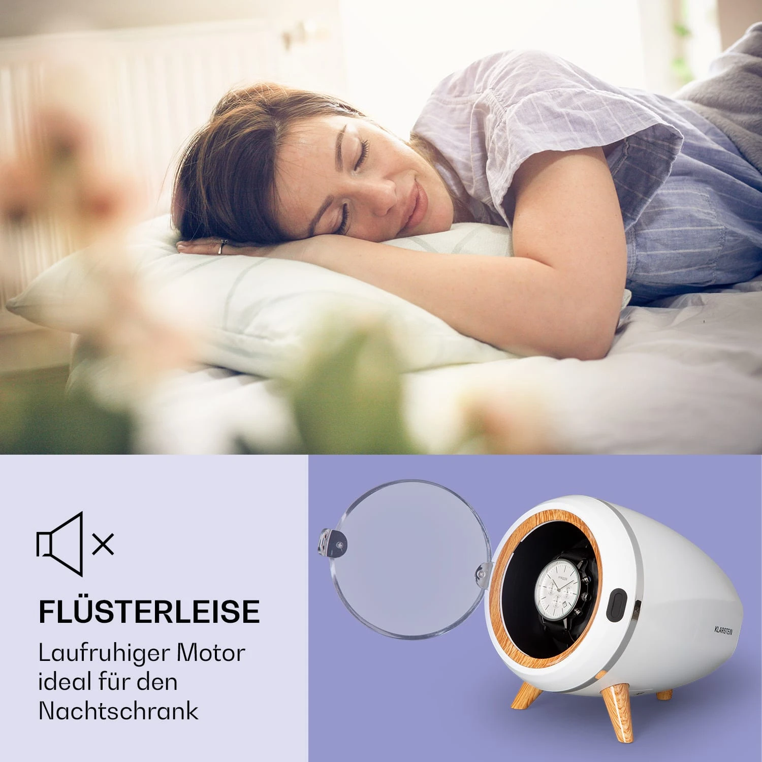 Sindelfingen Uhrenbeweger Rechts-Links-Lauf 1 Uhr schwarz Sindelfingen Uhrenbeweger Rechts-Links-Lauf 1 Uhr Schwarz -Klarstein Verkaufs 10040050 de 0005 logo