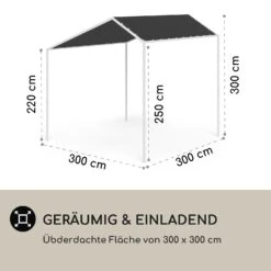 Blumfeldt La Rochelle Gazebo Schrägdach UV 50+ Aluminium Polyester 3 Blumfeldt La Rochelle Gazebo Schrägdach UV 50+ Aluminium Polyester -Klarstein Verkaufs 10040098 de 0004 logo