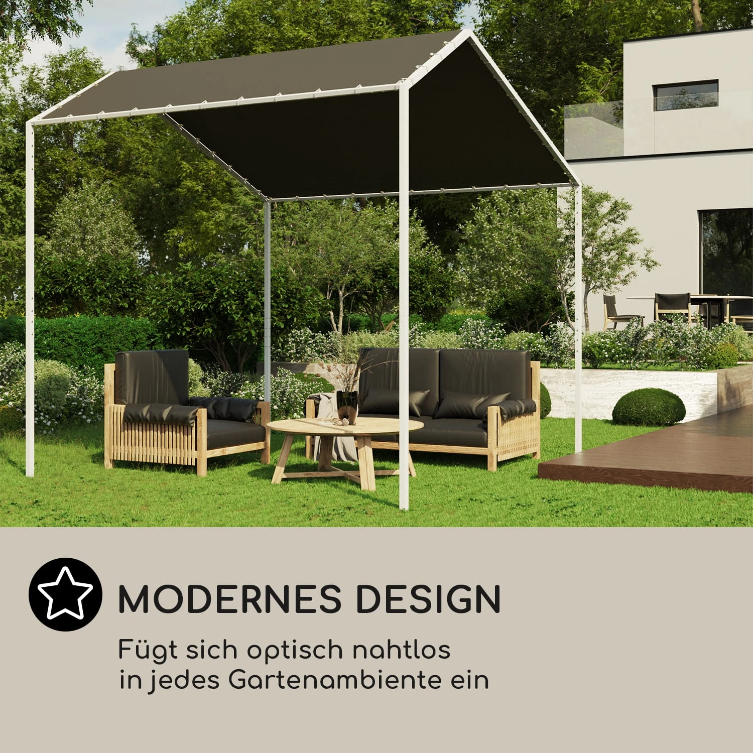 blumfeldt La Rochelle Gazebo Schrägdach UV 50+ Aluminium Polyester Blumfeldt La Rochelle Gazebo Schrägdach UV 50+ Aluminium Polyester -Klarstein Verkaufs 10040098 de 0005 logo