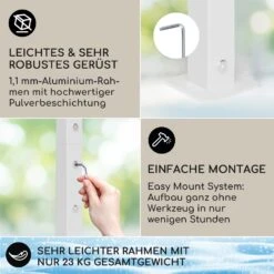 Blumfeldt La Rochelle Gazebo Schrägdach UV 50+ Aluminium Polyester 2 Blumfeldt La Rochelle Gazebo Schrägdach UV 50+ Aluminium Polyester -Klarstein Verkaufs 10040099 de 0003 logo