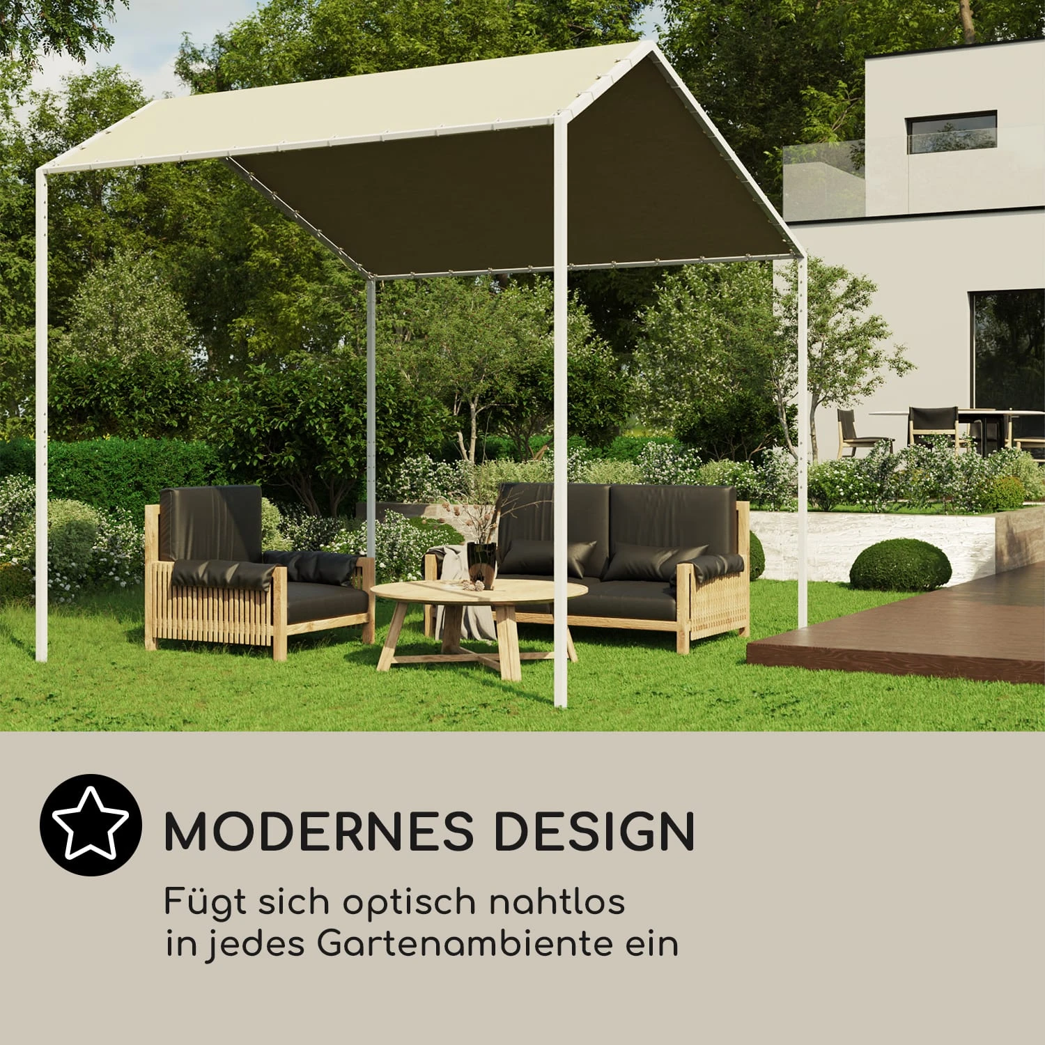 blumfeldt La Rochelle Gazebo Schrägdach UV 50+ Aluminium Polyester Blumfeldt La Rochelle Gazebo Schrägdach UV 50+ Aluminium Polyester -Klarstein Verkaufs 10040099 de 0005 logo