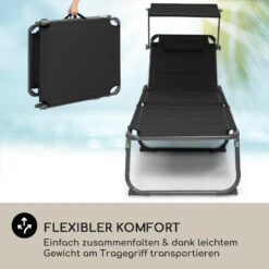 Amalfi Sonnenliege 70 X 37 X 200 Cm Sonnenblende 5-stufige Rückenlehne Stahlrohr Witterungsbeständig 4 Amalfi Sonnenliege 70 X 37 X 200 Cm Sonnenblende 5-stufige Rückenlehne Stahlrohr Witterungsbeständig -Klarstein Verkaufs 10040101 de 0005 logo