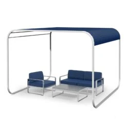 Orleans Gazebo 300 X 220 X 300 Cm Schiebedach UV-Schutz 50+ Leicht