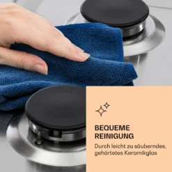 Ignito Chef Edition 5 Zonen Gaskochfeld 5-flammig Sabaf-Brenner Glaskeramik 5 Ignito Chef Edition 5 Zonen Gaskochfeld 5-flammig Sabaf-Brenner Glaskeramik -Klarstein Verkaufs 10040147 de 0006 logo