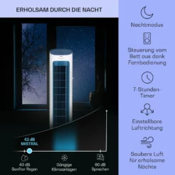 Mistral 5-in-1 Luftkühler Ventilator Ionisator 360 M³/h Fernbedienung 3 Mistral 5-in-1 Luftkühler Ventilator Ionisator 360 M³/h Fernbedienung -Klarstein Verkaufs 10040150 de 0004 logo
