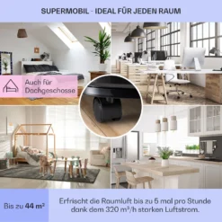 New Breeze 9 Mobile Klimaanlage 4-in-1 9.000 BTU / 2,6 KW EEK A Bodenrollen Timer -Klarstein Verkaufs 10040154 de 0005 usp