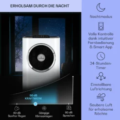 Kraftwerk Eco Smart 11 Klimaanlage 3-in-1 11500 BTU App Fernbedienung -Klarstein Verkaufs 10040189 de 0004 logo