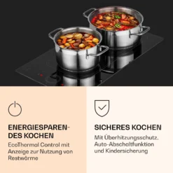 Victoria Domino Induktionskochfeld Einbau 3500W Flexzone Timer -Klarstein Verkaufs 10040199 de 0005 logo