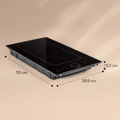 Victoria Domino Induktionskochfeld Einbau 3500W Flexzone Timer -Klarstein Verkaufs 10040199 yy 0007 dimensions