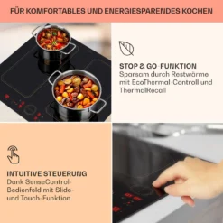 Victoria 4 Flex Induktionskochfeld Einbau 7000W 2 Flexzonen Timer 3 Victoria 4 Flex Induktionskochfeld Einbau 7000W 2 Flexzonen Timer -Klarstein Verkaufs 10040201 de 0004 usp