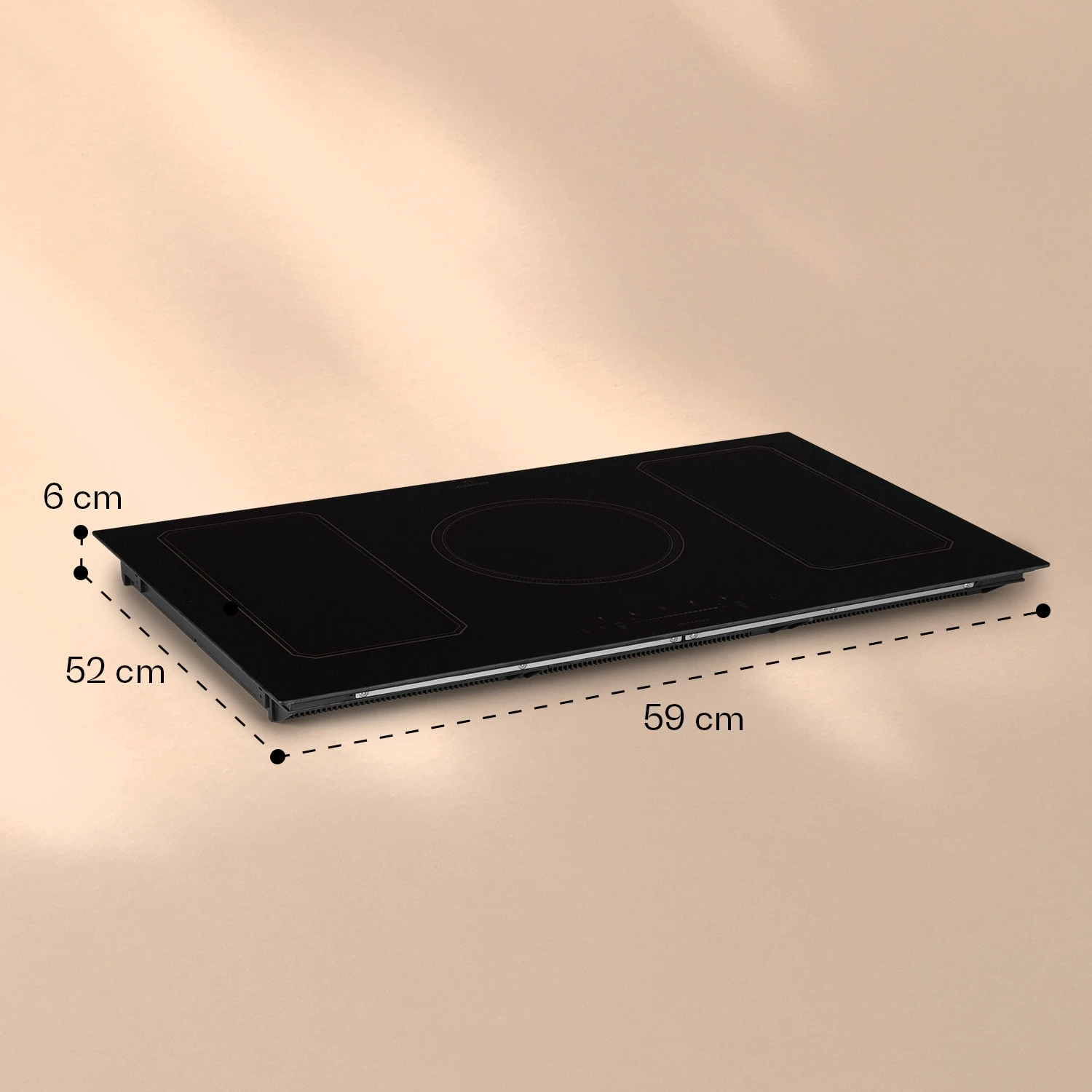 Victoria 5 Flex Induktionskochfeld Einbau 7400W 2 Flexzonen Timer Victoria 5 Flex Induktionskochfeld Einbau 7400W 2 Flexzonen Timer -Klarstein Verkaufs 10040203 yy 0009 dimensions
