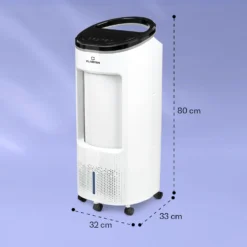IceWind Plus Smart 4-in-1 Luftkühler Ventilator App-Steuerung 6 IceWind Plus Smart 4-in-1 Luftkühler Ventilator App-Steuerung -Klarstein Verkaufs 10040211 yy 0007 dimensions