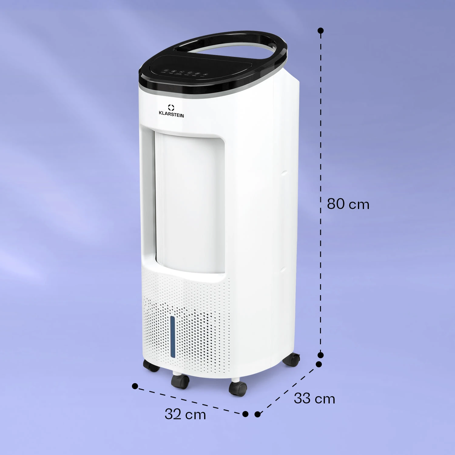 IceWind Plus Smart 4-in-1 Luftkühler Ventilator App-Steuerung IceWind Plus Smart 4-in-1 Luftkühler Ventilator App-Steuerung -Klarstein Verkaufs 10040211 yy 0007 dimensions