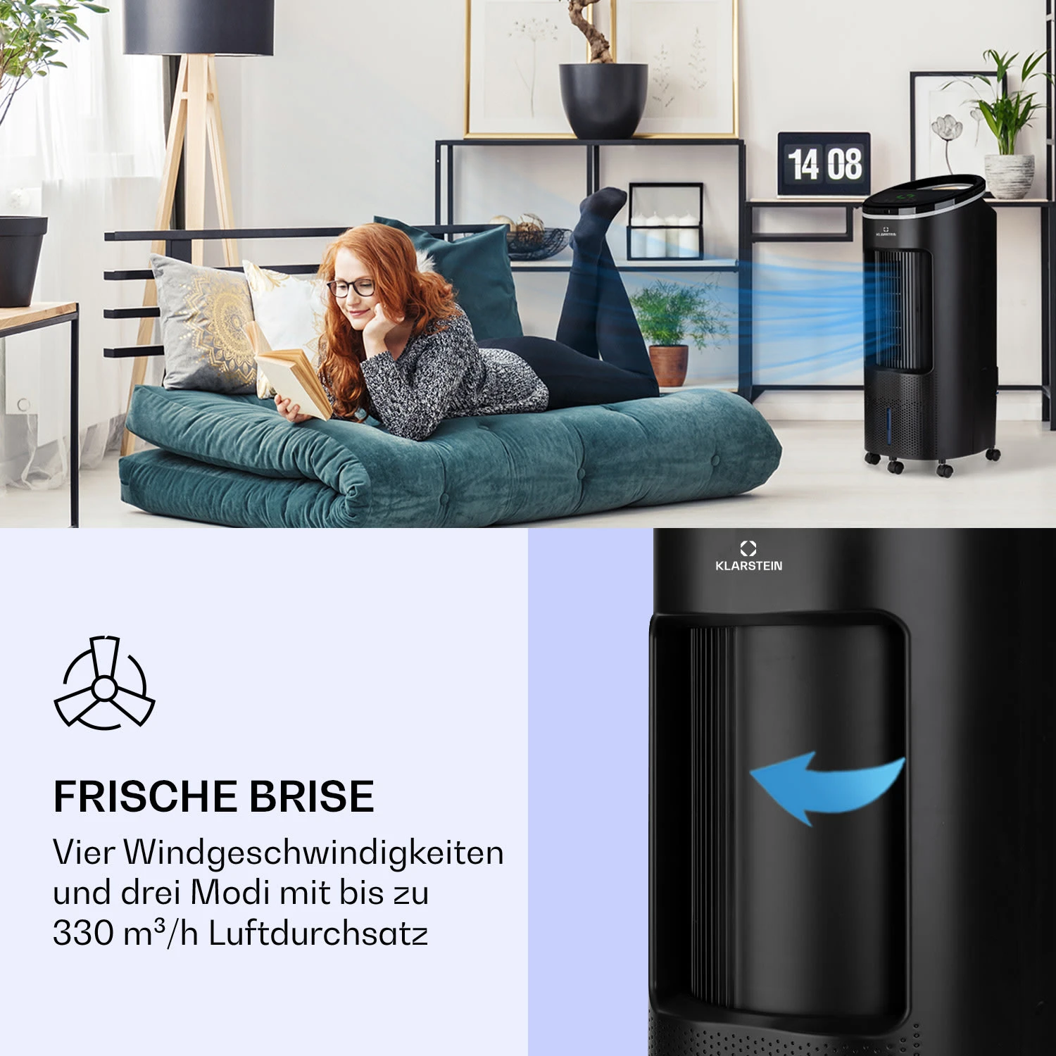 IceWind Plus Smart 4-in-1 Luftkühler Ventilator App-Steuerung IceWind Plus Smart 4-in-1 Luftkühler Ventilator App-Steuerung -Klarstein Verkaufs 10040212 de 0002 logo