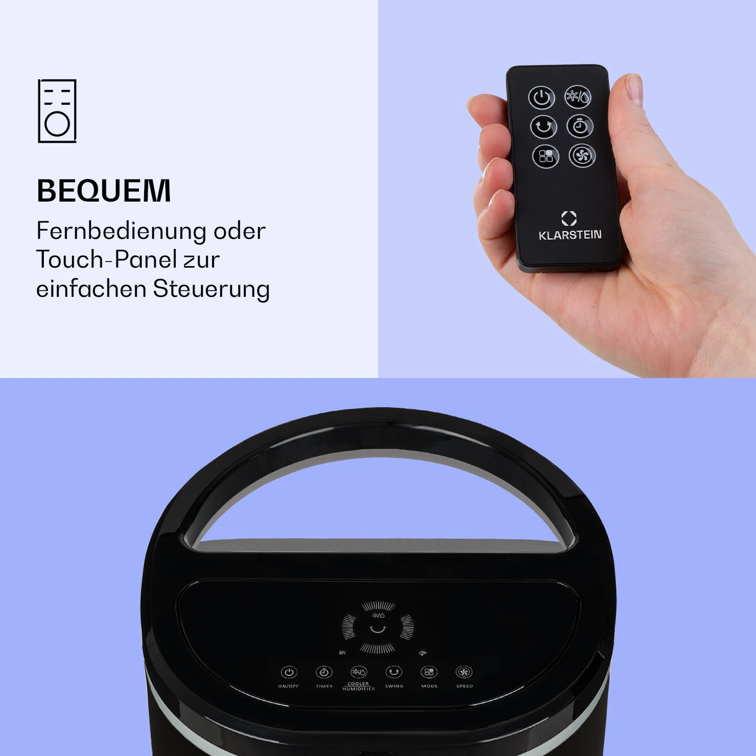 IceWind Plus Smart 4-in-1 Luftkühler Ventilator App-Steuerung IceWind Plus Smart 4-in-1 Luftkühler Ventilator App-Steuerung -Klarstein Verkaufs 10040212 de 0004 logo