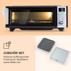 Vita-Crisp Heißluftfritteuse 1700W 10L 8 Funktionen Platzsparend -Klarstein Verkaufs 10040223 de 0006 logo