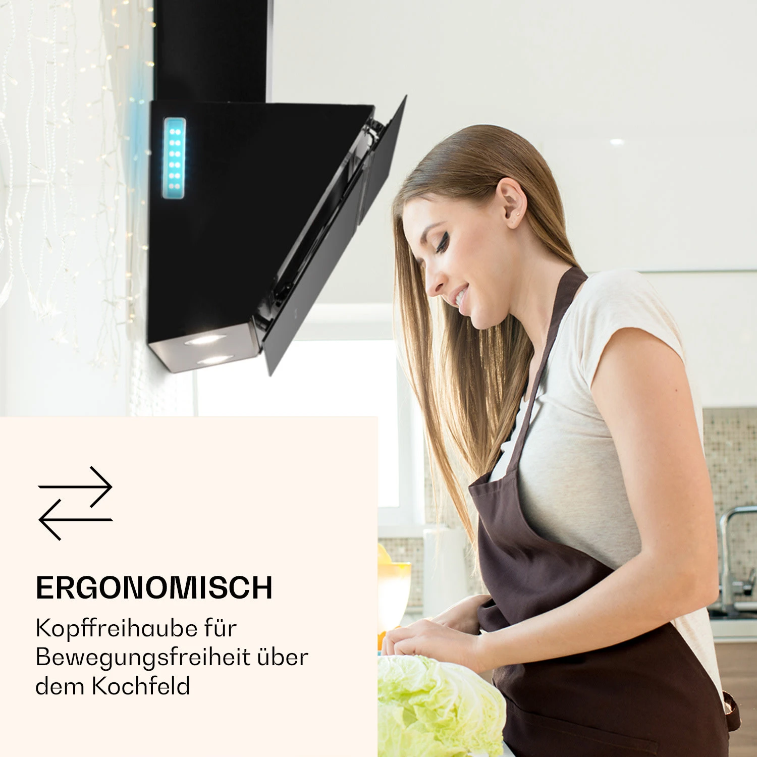 Alina 90 Smart Dunstabzugshaube 90cm 594m³/h LED Ambiente Glasfront Alina 90 Smart Dunstabzugshaube 90cm 594m³/h LED Ambiente Glasfront -Klarstein Verkaufs 10040232 de 0002 logo