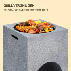 Blumfeldt Monolith Feuerschale Mit Grill MGO & Stahlschale Inkl. Funkenschutz -Klarstein Verkaufs 10040239 de 0003 logo