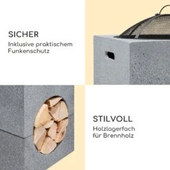 Blumfeldt Monolith Feuerschale Mit Grill MGO & Stahlschale Inkl. Funkenschutz -Klarstein Verkaufs 10040239 de 0004 logo