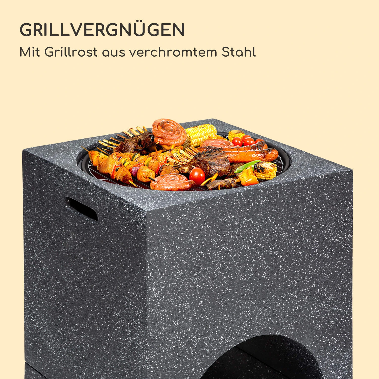 blumfeldt Monolith Feuerschale mit Grill MGO & Stahlschale inkl. Funkenschutz Blumfeldt Monolith Feuerschale Mit Grill MGO & Stahlschale Inkl. Funkenschutz -Klarstein Verkaufs 10040240 de 0003 logo