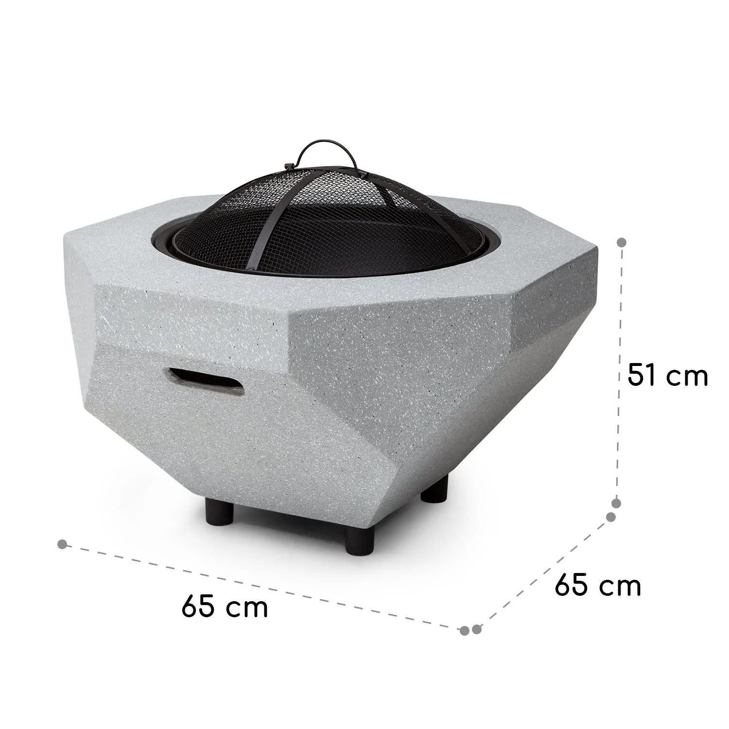 blumfeldt Diamond Feuerschale mit Grill MGO & Stahlschale inkl. Funkenschutz Blumfeldt Diamond Feuerschale Mit Grill MGO & Stahlschale Inkl. Funkenschutz -Klarstein Verkaufs 10040241 yy 0007 dimensions